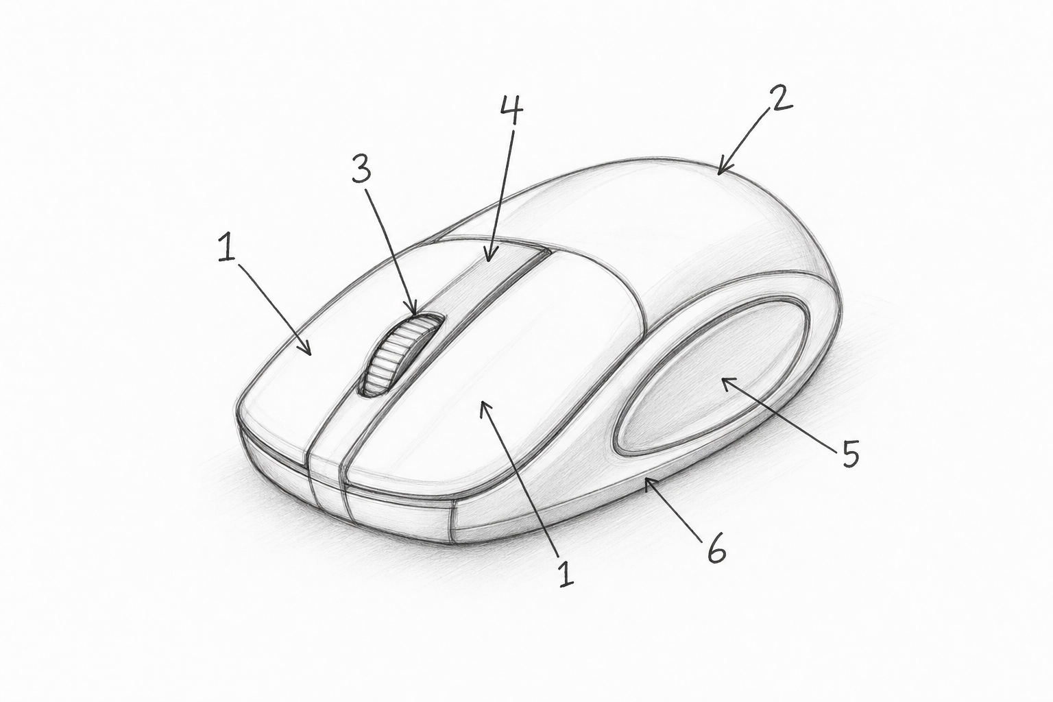 Mouse refined reference sketch